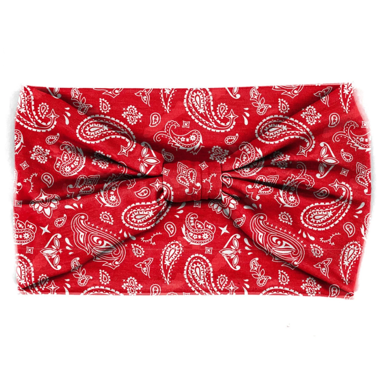 Paisley Print Knotted Bandanna Headband - Image 5