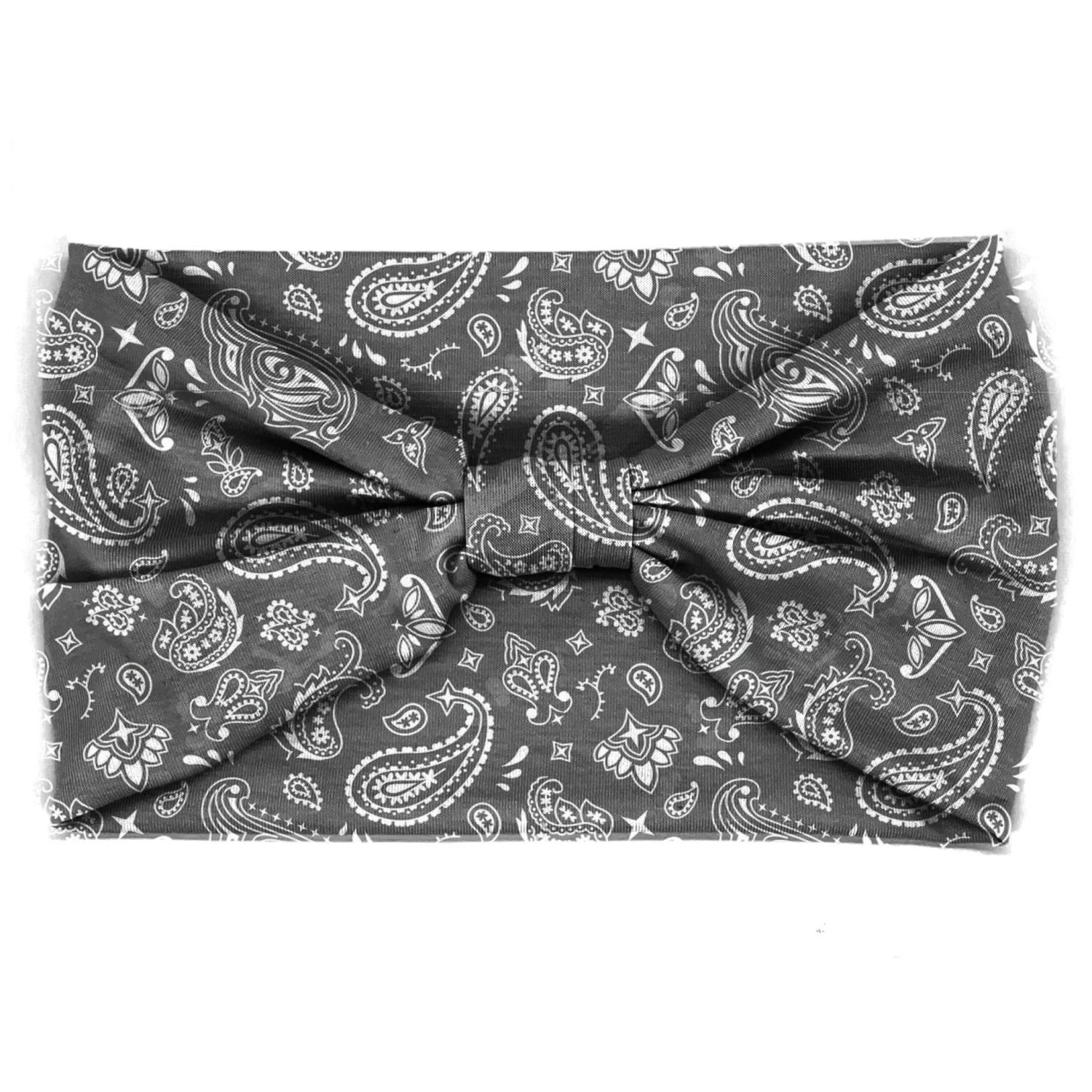 Paisley Print Knotted Bandanna Headband - Image 6