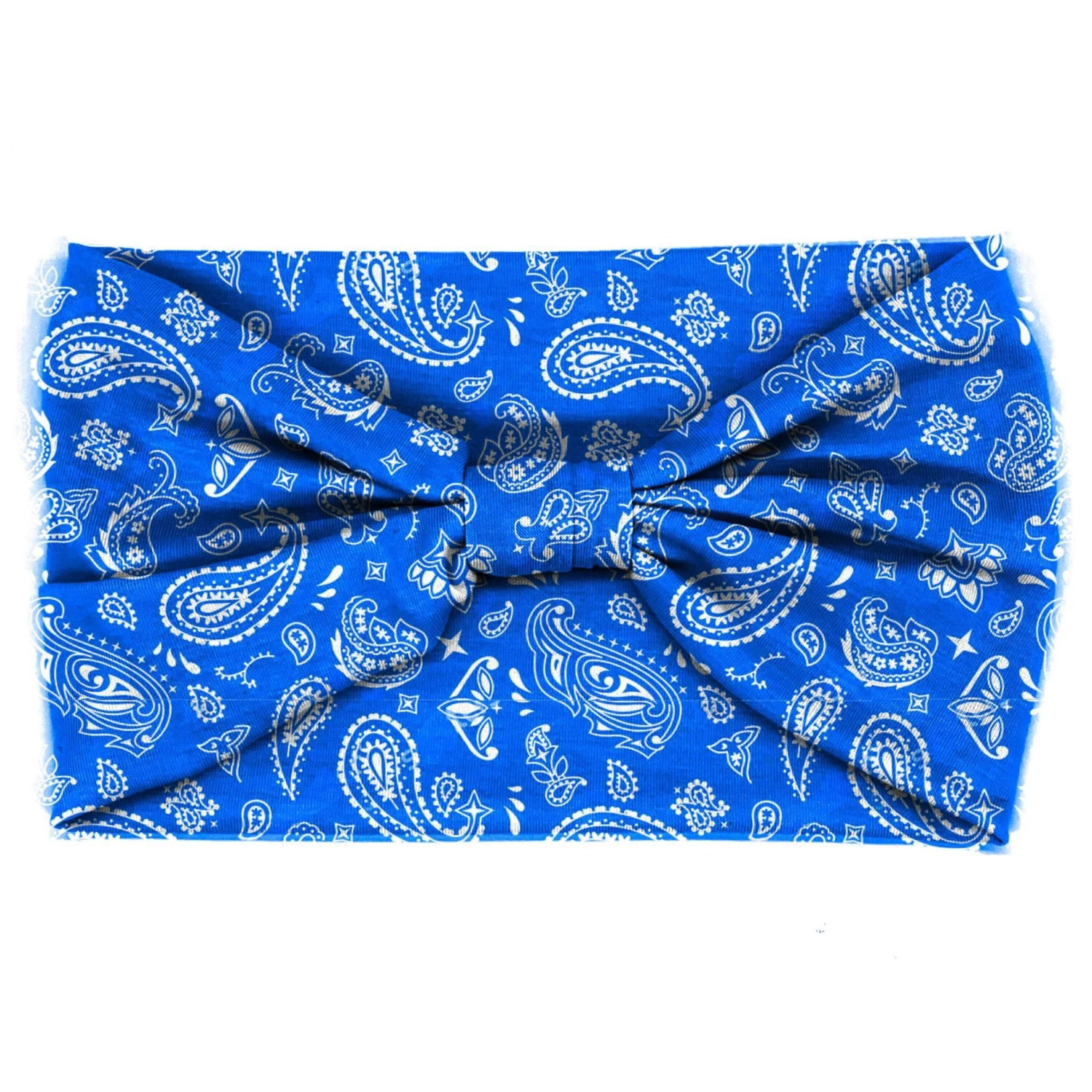 Paisley Print Knotted Bandanna Headband - Image 4