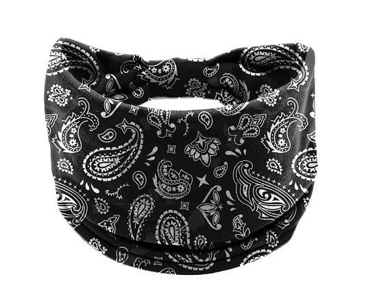 Paisley Print Knotted Bandanna Headband - Image 7