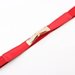 Gems Bow Stretch Belt