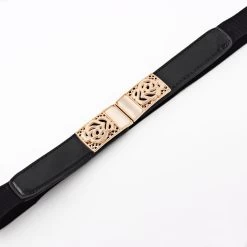 Metal Rose Stretch Belt