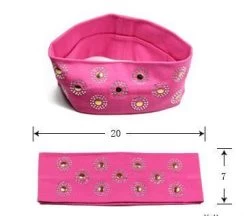 Studded Cotton Loop Hair Band