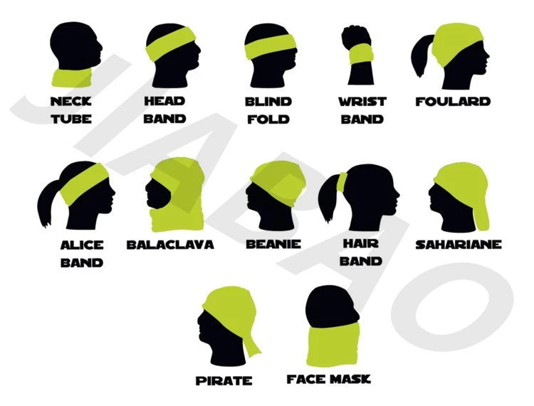 Multi-purpose Seamless Head Wrap In Paisley Print - Image 6