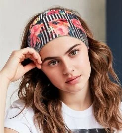 Printed Velvet Bandanna Headband