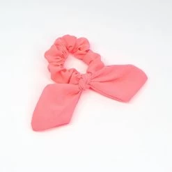 Neon Scrunchies With Twist Bow