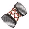 Wooden Beads Butterfly Hair Comb