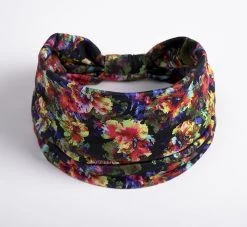 Multicoloured Tie Dye 2-way Knotted Bandanna Hair Band