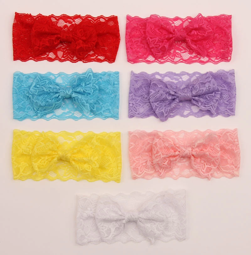 Soft Lace Bow Headband - Image 2