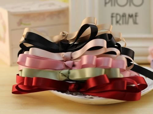 Multi-layered Satin Ribbon Bow Hair Tie - Image 3