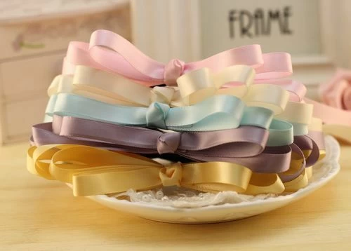 Multi-layered Satin Ribbon Bow Hair Tie - Image 4