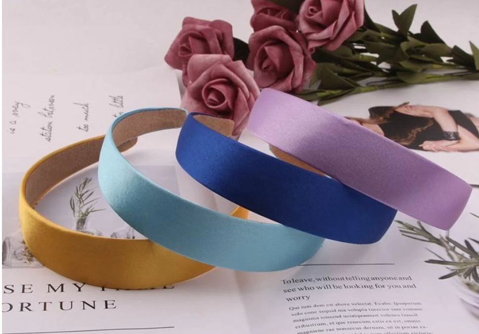 Bulk 2.8cm Satin Headband-30 Pieces - Image 2