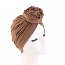 Large Flower Top Soft Hair Cap