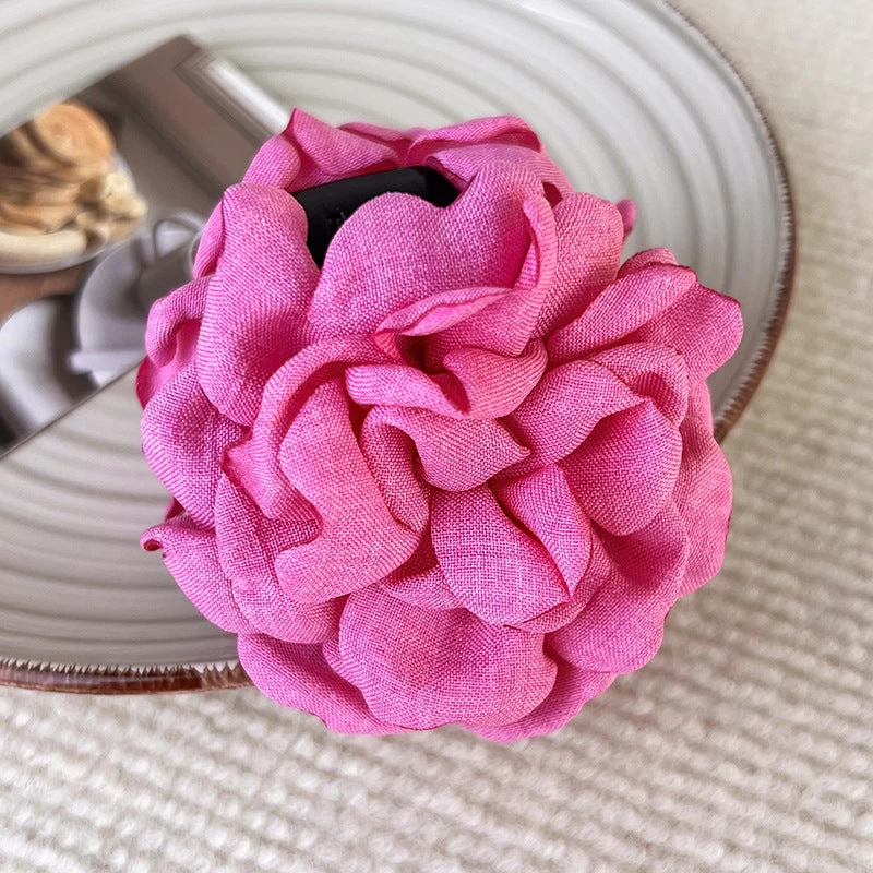 Fabric Roses Hair Claw - Image 9