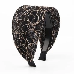 7cm-wide Floral Lace Headband