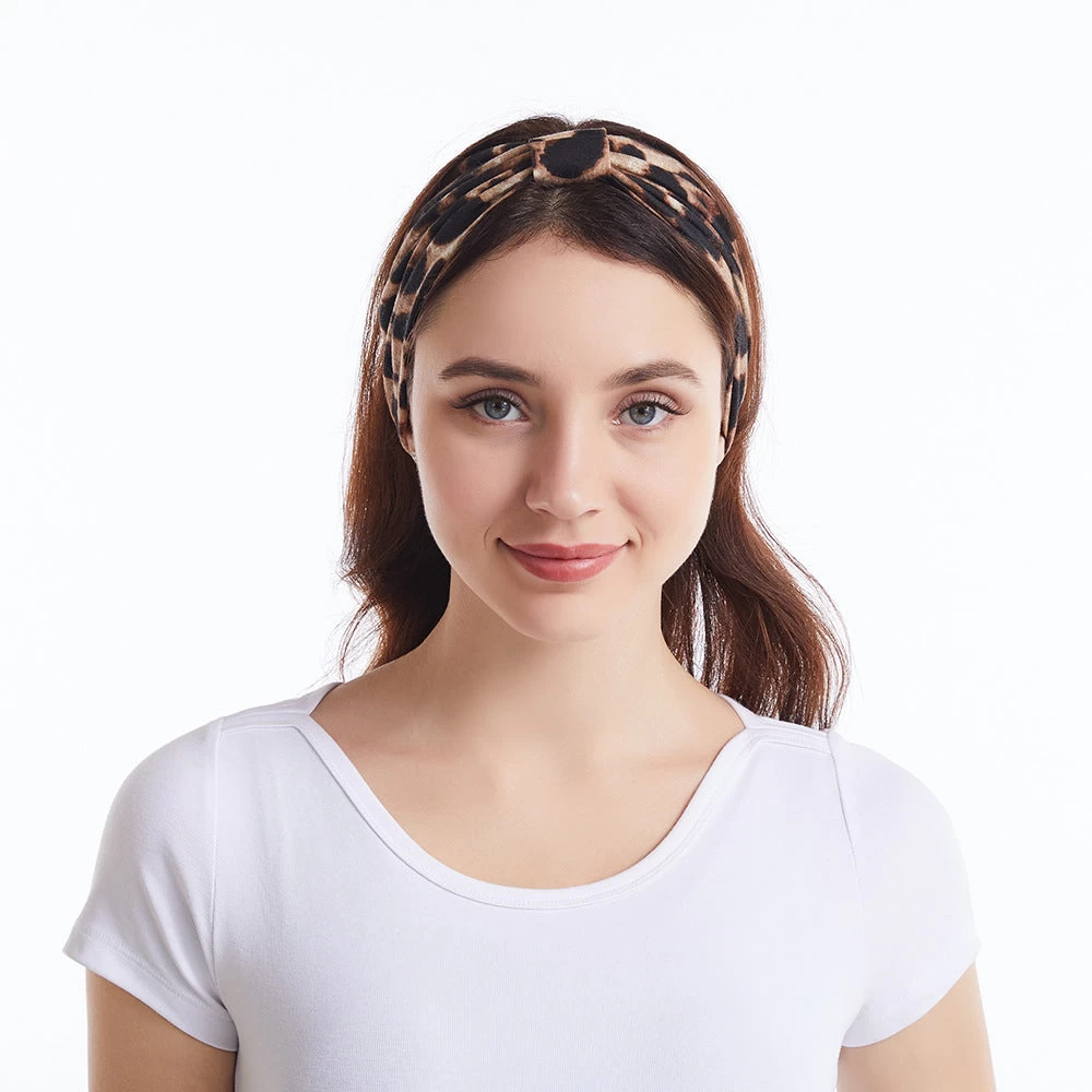 Leopard Print 2-way Bandanna Headband - Image 3