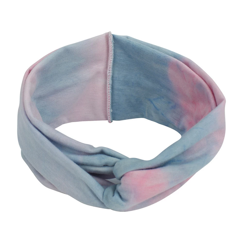 Multicoloured Tie-dye Turban Headband - Image 12