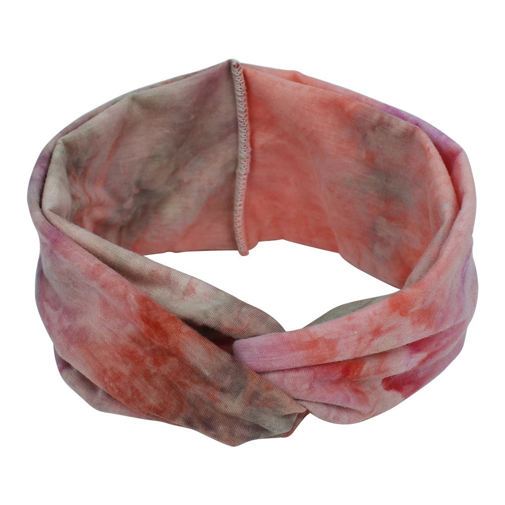 Multicoloured Tie-dye Turban Headband - Image 13