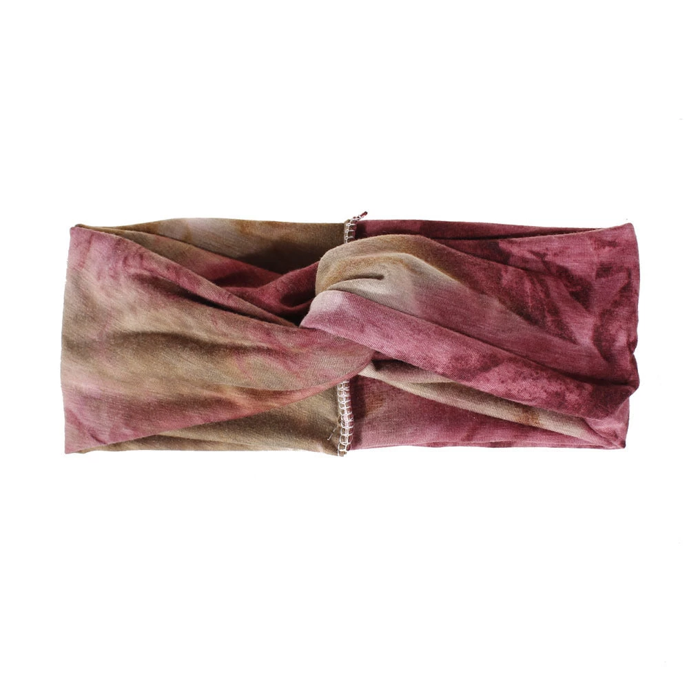 Multicoloured Tie-dye Turban Headband - Image 8