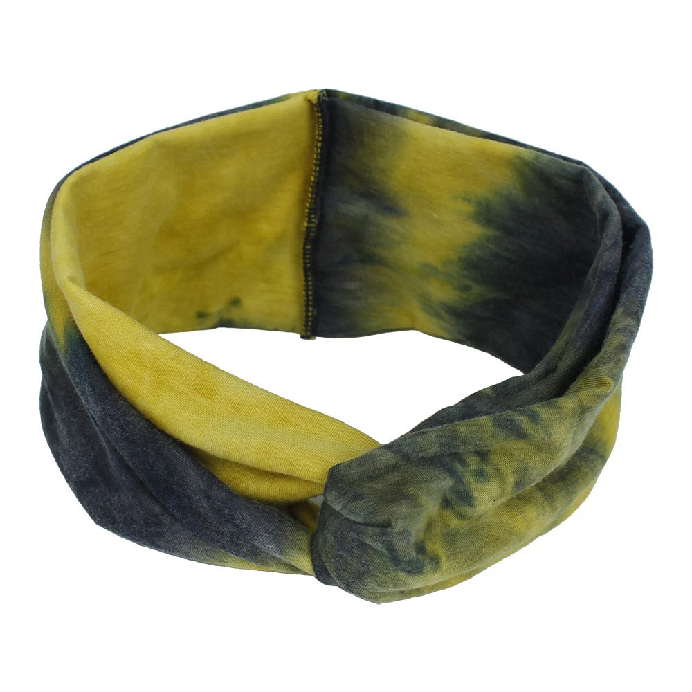 Multicoloured Tie-dye Turban Headband - Image 11