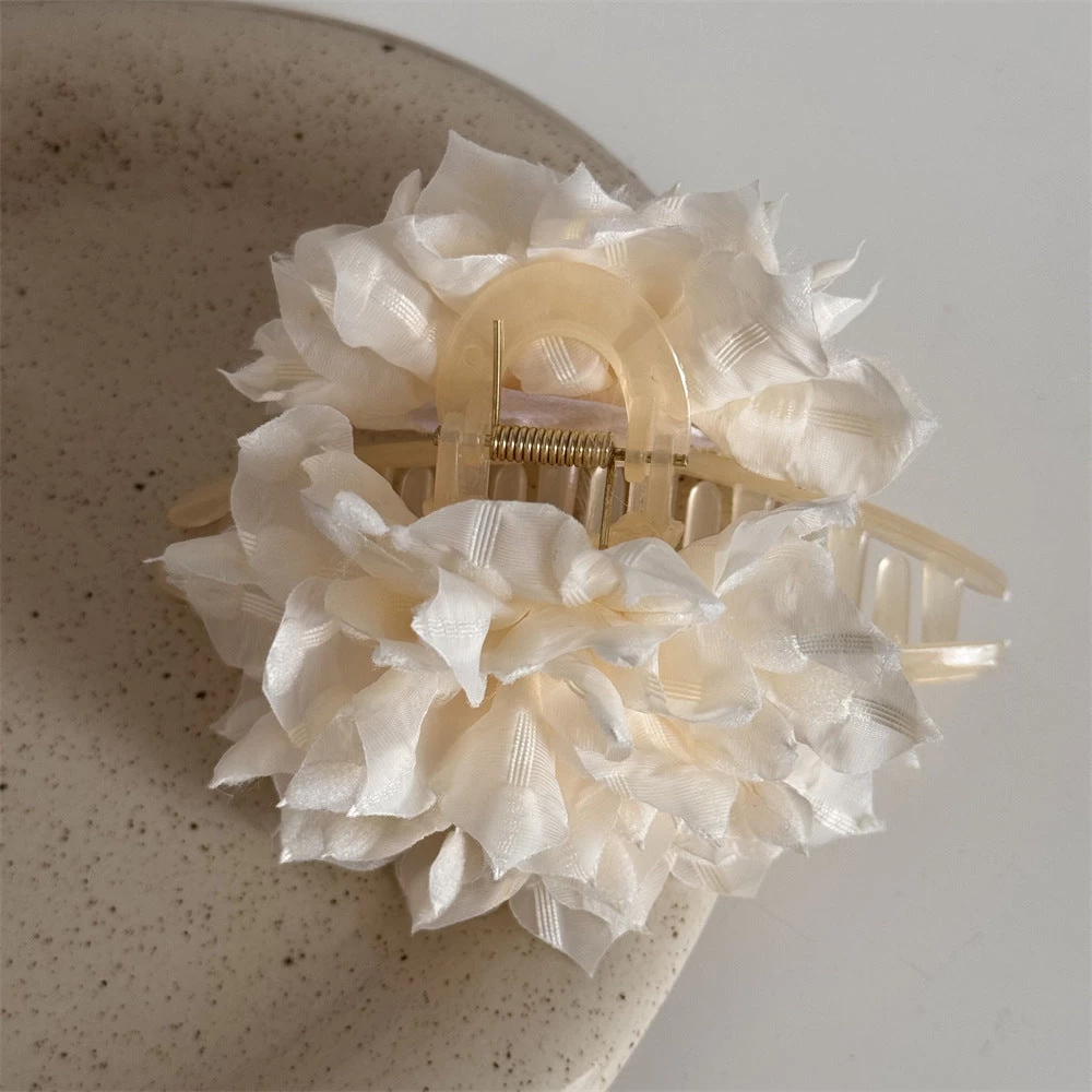 Chiffon Flowers Large Hair Claw - Image 8