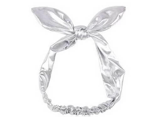 Soft Leather Bow-knot Stretch Headband