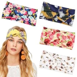 2-way Stretch Headband In Multi-coloured Printings