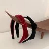 Velvet Headband With Bow