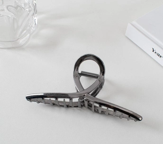 Plain And Patterned Metal Hair Claw