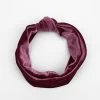 Knot Front Velvet Headband