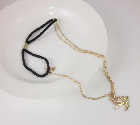 Dangling Swallow Hair Chain (front-head) - Image 2