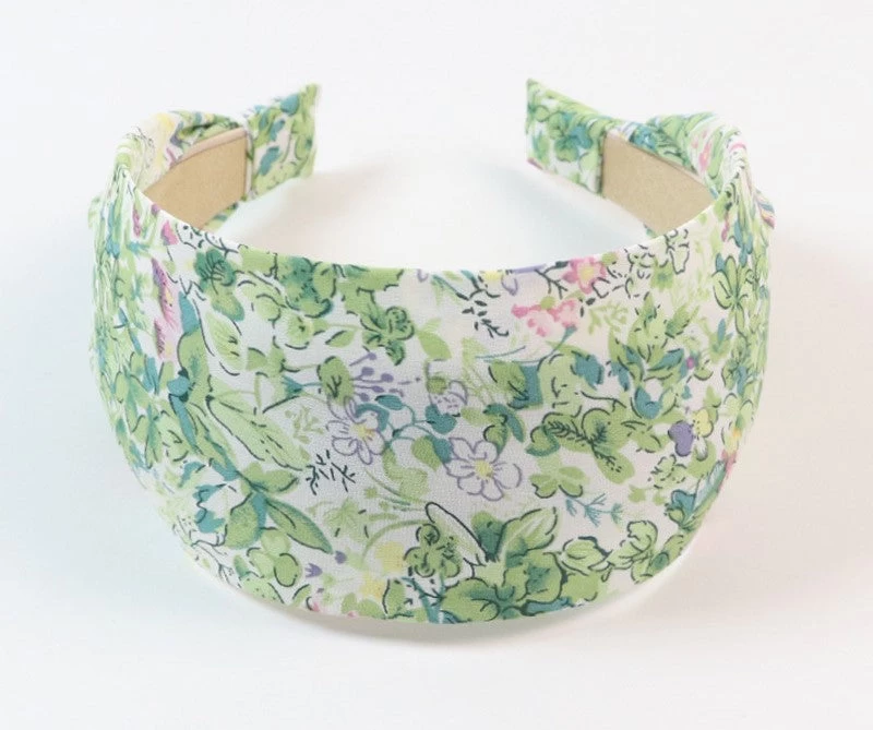 Floral Prints Flat Wide Headband - Image 7