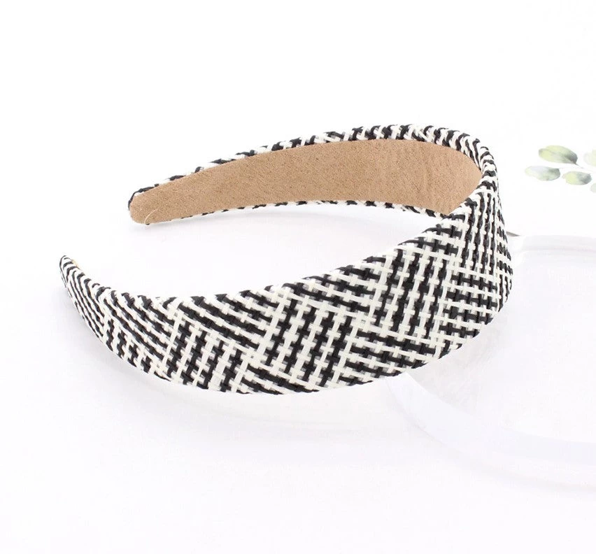 Raffia Straw Flat Rattan Headband - Image 4