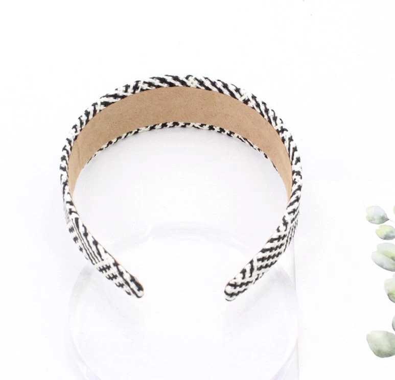 Raffia Straw Flat Rattan Headband - Image 10