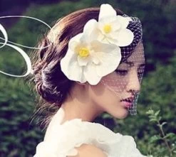 Double Flowers + Veil