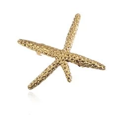 Star Fish Metallic Hair Barrette