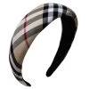 4cm-wide Thinly Padded Scotch Plaids Headband