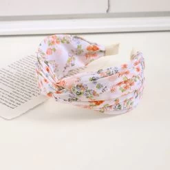 Twist Top Chiffon Floral Headband