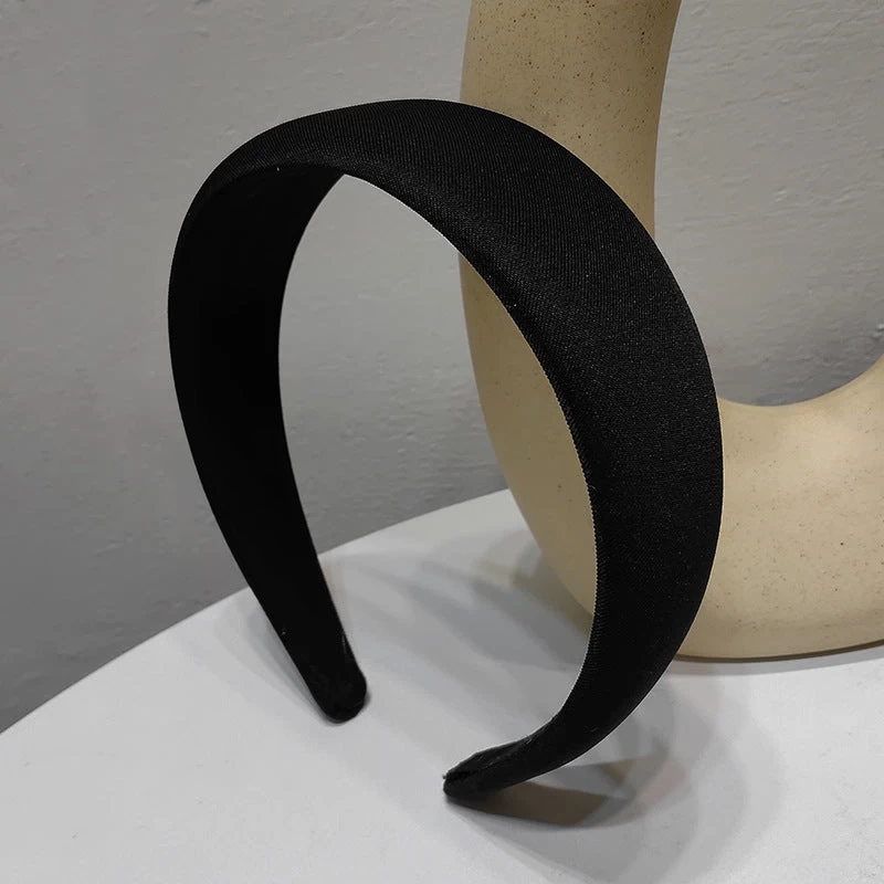 4cm-wide Thinly Padded Plain Colours Headband - Image 5