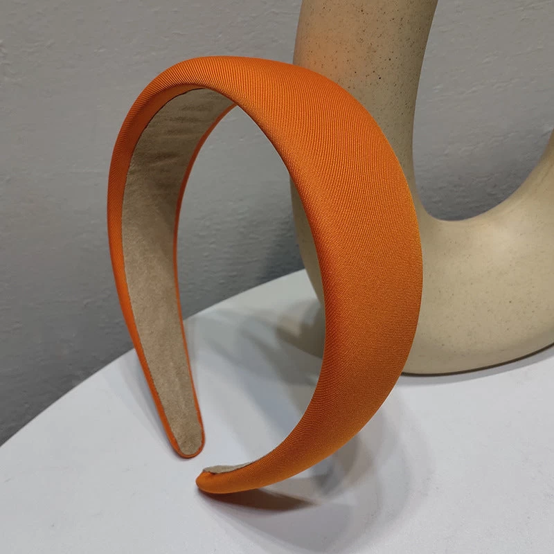 4cm-wide Thinly Padded Plain Colours Headband - Image 9