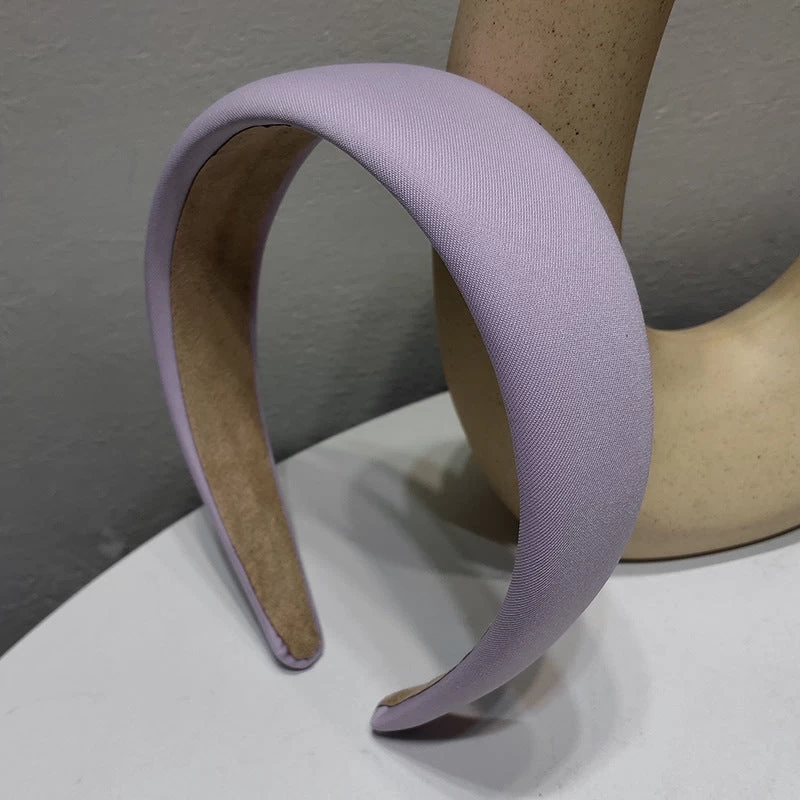 4cm-wide Thinly Padded Plain Colours Headband - Image 10