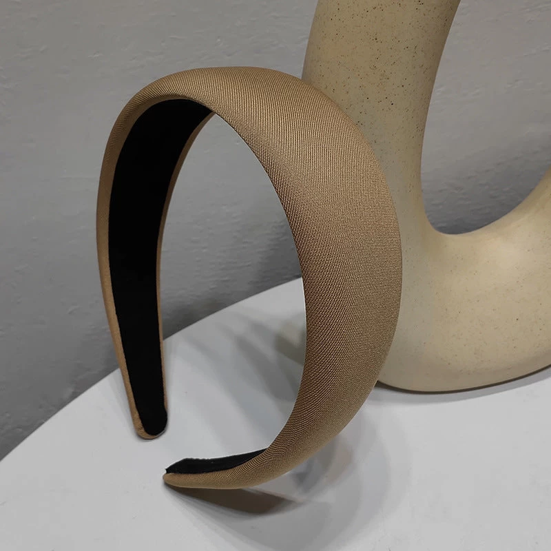 4cm-wide Thinly Padded Plain Colours Headband - Image 12