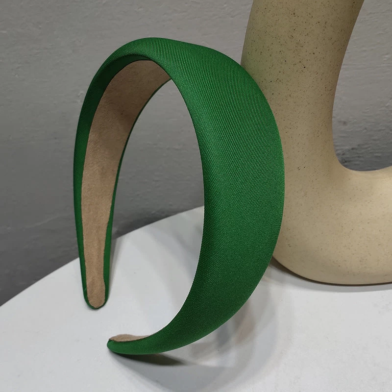 4cm-wide Thinly Padded Plain Colours Headband - Image 7