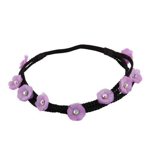 3-layer Chiffon Flowers Elastic Headband - Image 4