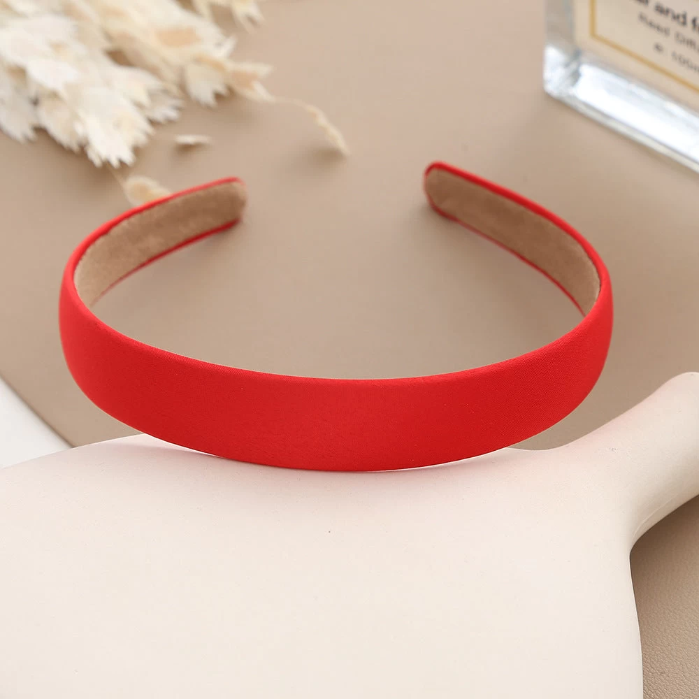 2cm Wide Matte Satin Headband - Image 4
