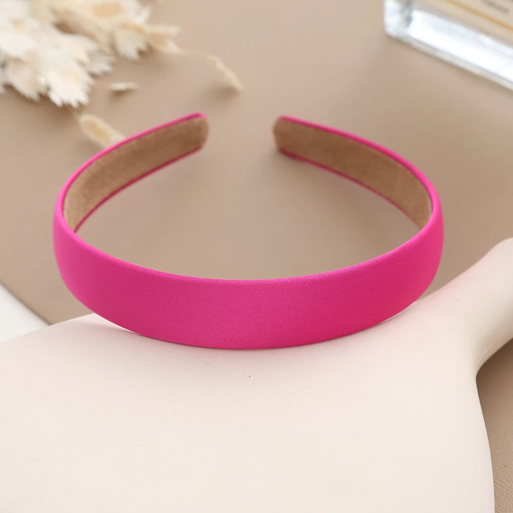 2cm Wide Matte Satin Headband - Image 7