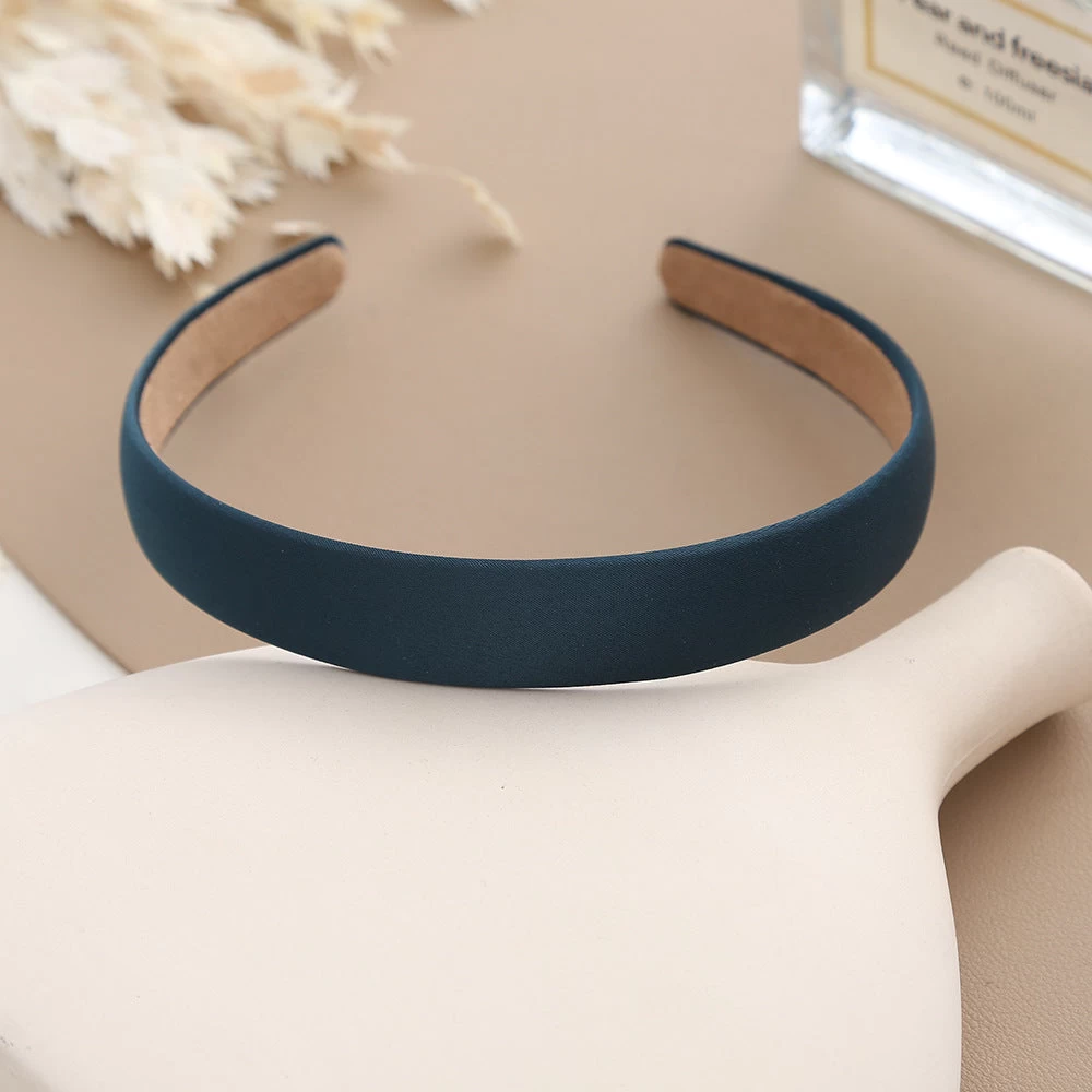 2cm Wide Matte Satin Headband - Image 8