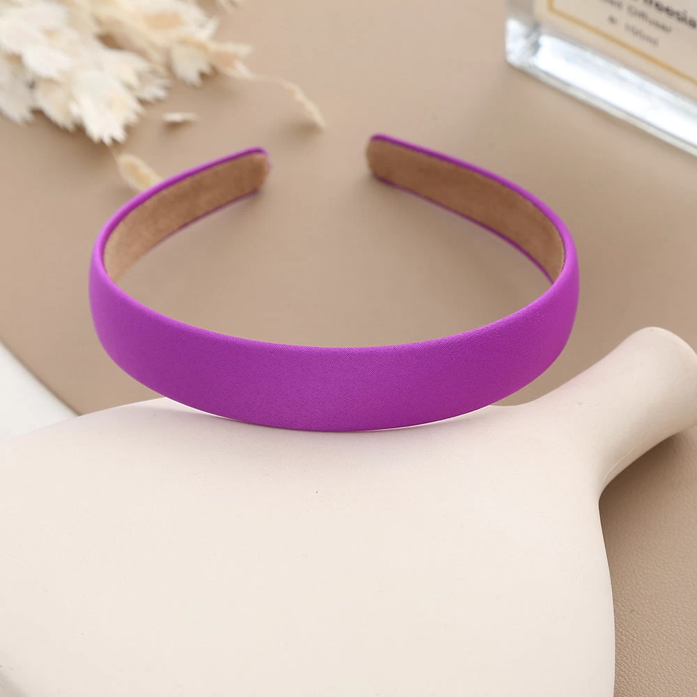 2cm Wide Matte Satin Headband - Image 9