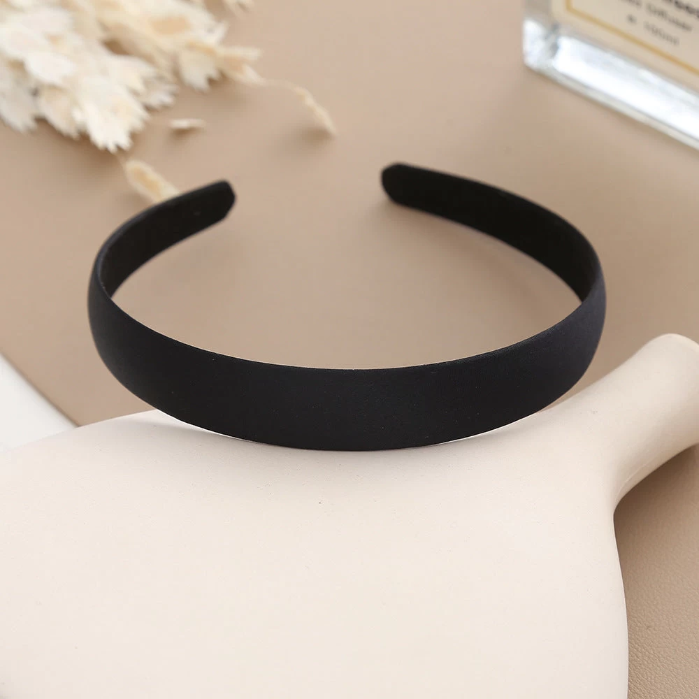 2cm Wide Matte Satin Headband - Image 11