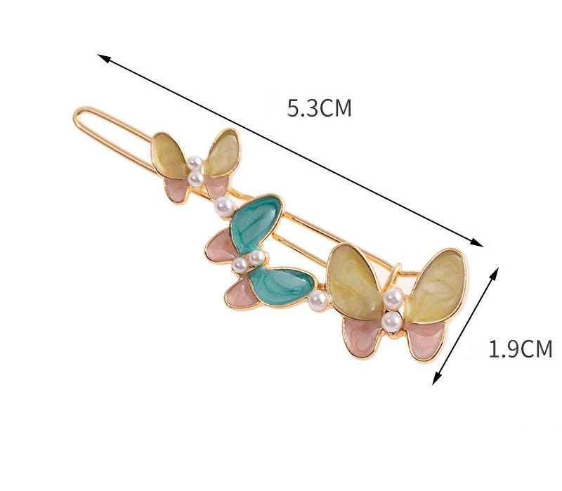 Multicolour Butterfly Hair Slide - Image 5